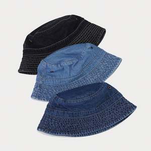 Sombrero de Pescador de Mezclilla en Blanco, Estilo Retro, Transpirable, para Hombre y Mujer, Tendencia Verano 2024 - Product Image 2