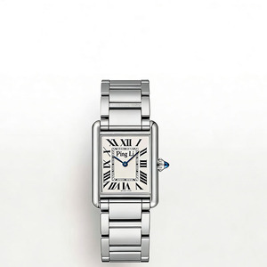 Orologio Serie Ping Lu di AF Factory, Orologio al Quarzo per Coppia, Lancette Blu, Orologio Meccanico Minimalista da Uomo - Product Image 3