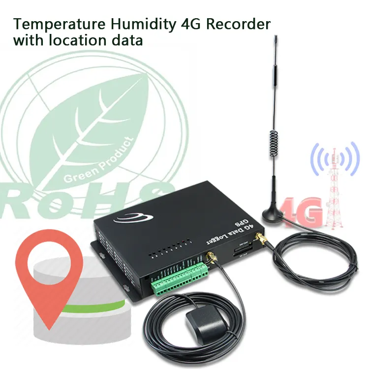 Температурная влажность Ethernet 4G сетевой gps трекер данных автомобиля регистратор данных устройства слежения за автомобилем