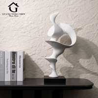 Décoration intérieure de la maison, ornements en résine géométriques faits à la main, ornements artistiques en grès, accessoires de décoration pour la maison
