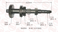 Pièces de boîte de vitesses manuelle OEM 33421-35140, arbre intermédiaire de transmission pour Toyota Hilux 2L 3L 1RZ 4x2