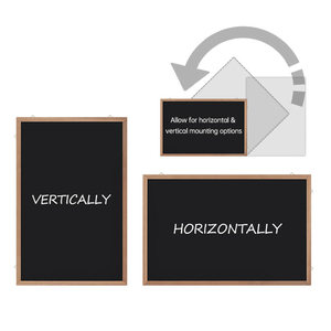 <span class=keywords><strong>Tableau</strong></span> magnétique <span class=keywords><strong>Tableau</strong></span> noir encadré en bois - Product Image 3