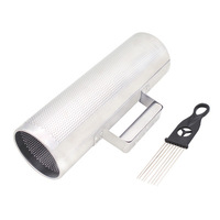 Durable Silver Metal Guiro Music Instrument 31.4x10.1CM CIK/OEM Brand Wholesale Service for Professional Playing