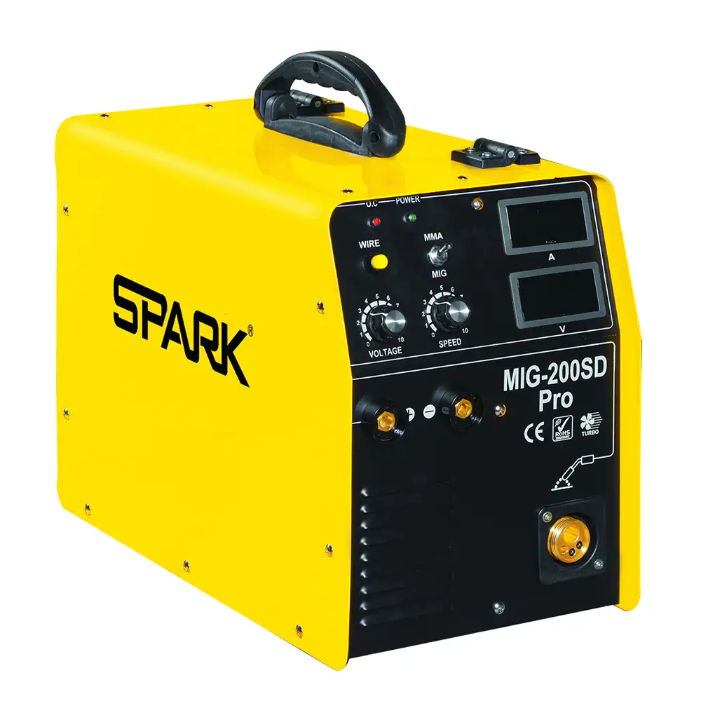 SPARK High quality super pulse mig 180 soldadora welder co2 mag welding machine price in india