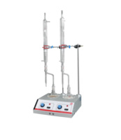Analyseur de teneur en eau dans le pétrole brut ASTM D4006 ADDITION avec une précision de 0,2 % et une fiole de distillation de 1000 ml