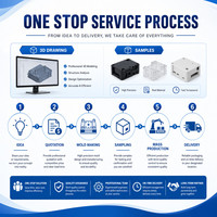 Moulage par injection de plastique médical ABS PE sur mesure, pièces de dispositifs OEM, service professionnel de moulage par injection