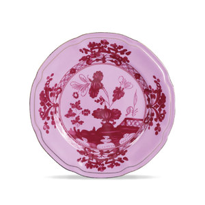 Assiette de table en céramique de la collection Designer Floral Vintage Italien, style Palais Rose Européen, pour mariage et dîner - Product Image 3