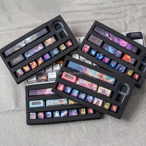 ชุดคีย์แคปเกมมิ่ง 130 แบบ ชุด 12 ปุ่ม วัสดุ PBT พิมพ์ลายด้วยความร้อน โปรไฟล์ OEM ธีม League of Legends (LOL) - Product Image 1