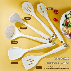 New Kitchen Silicone Spatula Set <b>Cheap</b> Silicone Cooking Utensils Set and Cooking <b>Tools</b> Set - Product Image 2