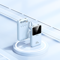 2026 Neue CCC Hochwertige 20000mAh Powerbank Mit Eingebautem Kabel und LED-Anzeige 2026 Meistverkaufte Produkte Powerbanks 20000mAh