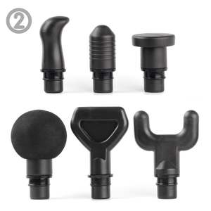 Têtes de massage pour pistolet fascia, 6 pièces, accessoires de remplacement en PP pour équipement de massage santé et fitness, accessoire de mise en forme du corps - Product Image 2