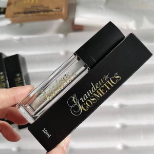 Tuýp son bóng 10ML in logo tùy chỉnh, cọ lớn, hộp đựng tự làm, tuýp son trắng trống kèm hộp đựng - Product Image 3