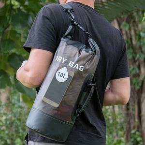 Penjualan Terbaik PVC transparan tahan air tas ember olahraga luar ruangan dan pantai berenang & menyelam tas - Product Image 4