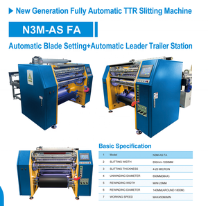 HAVESINO N3M-AS Vollautomatische TTR-Schneidemaschine mit Vorschub-/Auffangstation & Band-Sparfunktion 500m/min - Product Image 2
