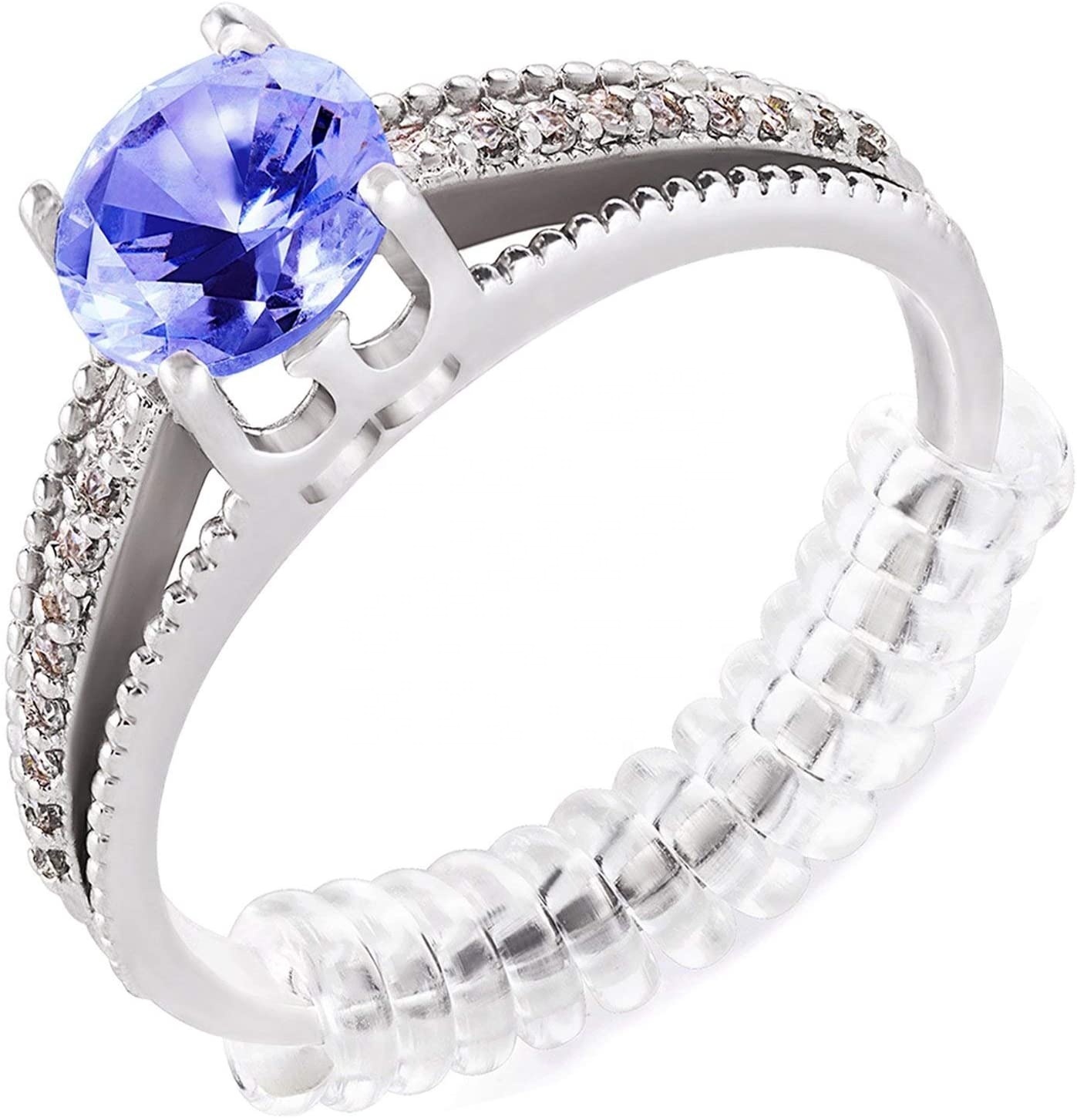 12 упаковок 2 размера регулировщик размера кольца для свободных колец с полировочной тканью