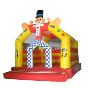 Château Gonflable Happy Party, Toboggan Intérieur pour Enfants, <span class=keywords><strong>Trampoline</strong></span>, Maison de Jeu Thème Cirque, Matériau PVC, Capacité 100-500kg, Garantie 3 Ans - Product Image 4