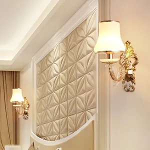 Avrupa modern çinko alaşım kristal duvar lambası fransız hafif lüks yatak odası yatak lambası ev dekorasyon kristal duvar lambası