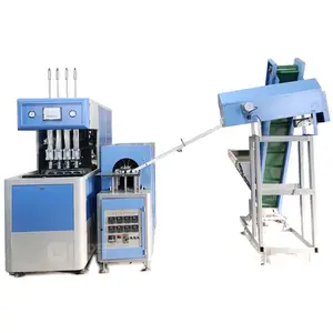 Semi automatic 4 cavity blow molding machine production line preform blow molding machine