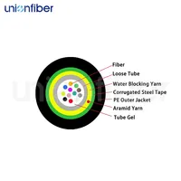 Câbles optiques blindés à accès central, 12 fibres, GYFXTS, pour lignes de communication aériennes FTTH rurales