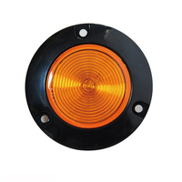 Feu de positionnement et de dégagement LED rond de 2 pouces à montage en surface pour remorque et camion, conforme aux normes SAE/DOT/FMVSS108