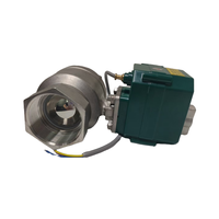 Vanne à bille électrique TOYI 2 pouces NPT en acier inoxydable 304 avec joint en PTFE, actionneur motorisé, vanne de commande 5V 9-24V 220V pour l'eau, OEM