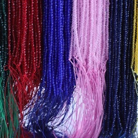 Perles rondes en verre facetté ZhuBi 2,8 mm pour la fabrication de bijoux, bracelets, colliers et accessoires vestimentaires DIY