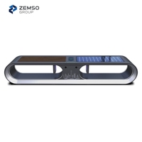 Banc de recharge solaire intelligent ZEMSO pour extérieur avec charge USB sans fil et LED, idéal pour parcs, campus et places publiques, personnalisable OEM