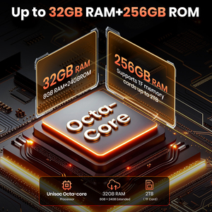 Smartphone 8+256 Go, écran 6,9 pouces, caméra arrière 16 MP, caméra frontale 8 MP, T615, 5000 mAh, Android 16, Fossibot S7 Pro - Product Image 4