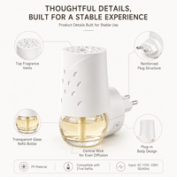 Diffuseur d'huiles essentielles automatique à brancher, désodorisant pour la maison, utilisation en intérieur, neutralisation des odeurs, parfum