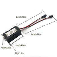 Interrupteur Tactile à Détection de Mouvement PIR Radar 12V 3A Super Pratique, Portée de Détection 2m, IP24, Garantie 3 Ans pour Miroir Intelligent