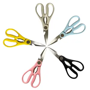 Fashionable And Colorful Home Kitchen Scissors High Quality Kitchenware Stainless Steel Kitchen Scissors