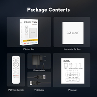 4K Android TV Box con BT Voice Remote RK3518 Quad-Core 2GB + 8GB WiFi 6