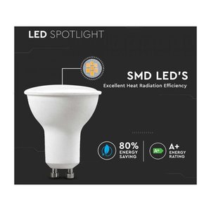 6 pezzi GU10 lampada LED 5W 220V 110 gradi bianco caldo 3000K opale diffusore SKU-212739-illuminazione/lampadine - Product Image 4