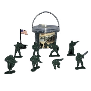 41pcs Divers Pose Jouet Soldats Chiffres 5cm Plastique Classique Assortiment Jouet Soldat Armée Hommes Soldats Verts avec Drapeau pour Vente en Gros - Product Image 1