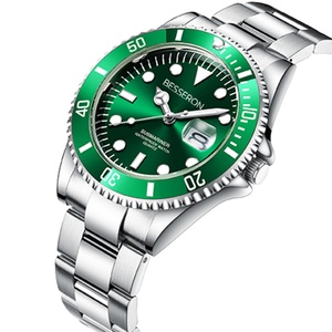 Reloj de Lujo para Hombre Más Vendido, Reloj de Cuarzo de 41 mm con Logotipo Personalizado para Hombre, Correa de Acero Inoxidable, 5 ATM, Resistente al Agua, Reloj de Pulsera Masculino - Product Image 1