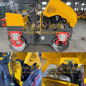 चीन मिनी वॉक बिहाइंड रोड रोलर वाइब्रेटरी हैंड पैदल यात्री डामर 330 किग्रा सिंगल ड्रम सिंगल व्हील रोलर कॉम्पेक्टर - Product Image 6