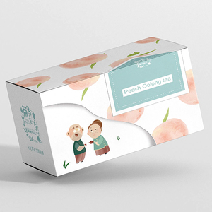 Hộp đựng trà túi lọc đen đỏ, hộp trà túi lọc trống tùy chỉnh, hộp giấy nhỏ thiết kế bao bì, hộp giấy đựng trà - Product Image 2