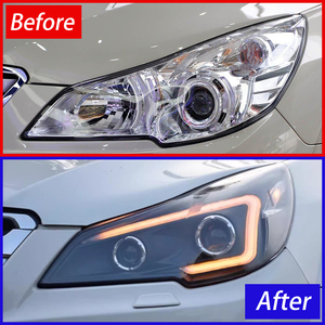 Mise à niveau pour Subaru Outback Legacy 2010-2014 LED Auto phares projecteur lentille assemblage 100W voiture avant lampes éclairage nouveau - Product Image 3