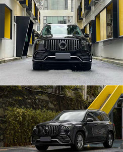Kit de carrosserie en matériau Pp pour mercedes-benz Gls450 500x167 mise à niveau Gls63s Amg diffuseur de pare-chocs avant et arrière becquet corps large - Product Image 2