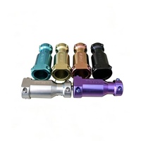 Penutup Kabel Rem/Pengatur Kecepatan/Spidometer Motor dari Paduan Titanium Gr5 CNC Buatan Pabrik Khusus untuk YAMAHA, Pemotongan Merek FOXTI