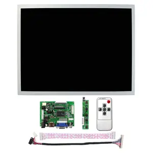 पारदर्शी एलईडी डिस्प्ले स्क्रीन कस्टम आकार एलसीडी स्क्रीन एचडी एमआई वीजीए 2एवी रिवर्सिंग ड्राइवर बोर्ड 15" 1024X768 30 पिन एलसीडी डिस्प्ले