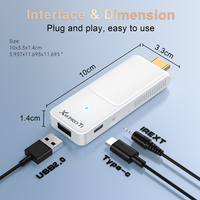 2025 nouveau X88 PRO T1 Tv Stick Fire Tv Android 14 RK3518 avec télécommande vocale 6G Wifi 4k 2GB 16GB boîtier de télévision intelligent décodeur