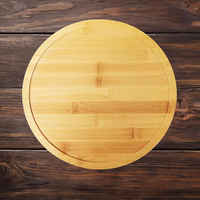 Planche à découper en bois écologique chinoise pas chère avec tiroir coulissant et plateau à fromage rond, compatible lave-vaisselle, avec ensemble de couteaux