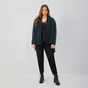 <span class=keywords><strong>Ropa</strong></span> de Otoño Personalizada para Mujer 2026, Primavera, Talla Grande, Bufanda Multiusos, Cárdigan con Cuello, Prenda de Punto Transpirable de Mezcla de Lana y Cachemira - Product Image 1