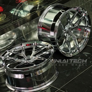 Nouvelles jantes XINLAI forgées sur mesure à rayons fendus chromés 18-21 pouces 5x112/5x120, jantes monobloc légères pour M3/M4/G80/G82/RS5 - Product Image 3