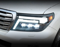 Ensemble de phares LED YM 12 Land Cruiser avec clignotants séquentiels, Plug & Play, ajustement universel, neuf, 12V, 6000K, 70W, 6000lm, garantie 1 an