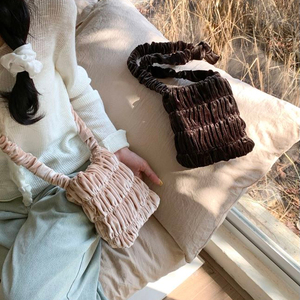 New Autumn Plush Soft Shoulder <b>Bag</b> Light Pink Mini Lipstick <b>Bag</b> Small Smooth Crossbody <b>Bags</b> - Product Image 2