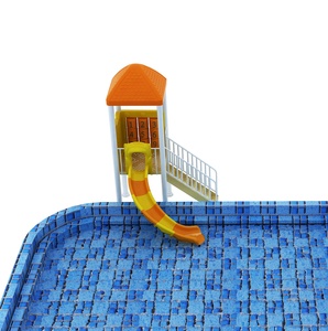 Toboggan aquatique en plastique pour petits enfants, équipement de <span class=keywords><strong>jeu</strong></span> aquatique pour enfants pour parcs <span class=keywords><strong>d</strong></span>'attractions - Product Image 1