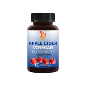 Capsules de vinaigre de cidre de pomme en marque privée pour un métabolisme sain, aide à brûler la graisse du ventre, complément alimentaire naturel à base de plantes pour perdre du poids - Product Image 1