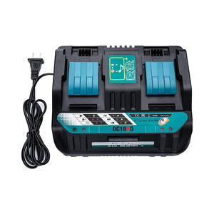 <span class=keywords><strong>Cargador</strong></span> <span class=keywords><strong>de</strong></span> Batería <span class=keywords><strong>de</strong></span> Doble Puerto <span class=keywords><strong>de</strong></span> 18V DC18RD para Batería <span class=keywords><strong>de</strong></span> Iones <span class=keywords><strong>de</strong></span> Litio LXT <span class=keywords><strong>de</strong></span> <span class=keywords><strong>Makita</strong></span> <span class=keywords><strong>de</strong></span> 14.4V-18V, <span class=keywords><strong>Cargador</strong></span> Rápido - Product Image 1